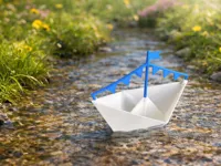 1 pcs with 3 sails - 0.2mm layer, 2 walls, 15% infill