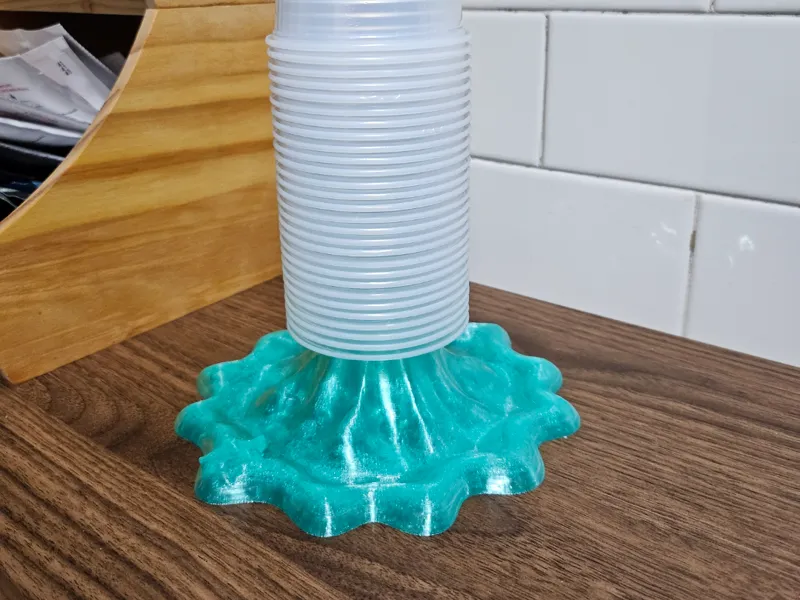 porta tazza e bicchieri effetto acqua magica