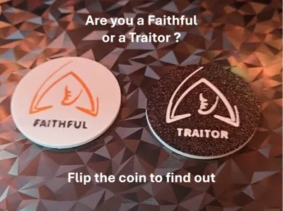 Traitor or Faithful ? Flip the coin (Traitors TV)