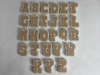 Cowboy Cool Letter beads