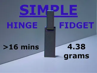 Simplest Hinge Fidget (Print in Place)