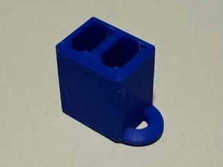 LC plug protector cap w/ loop for strap