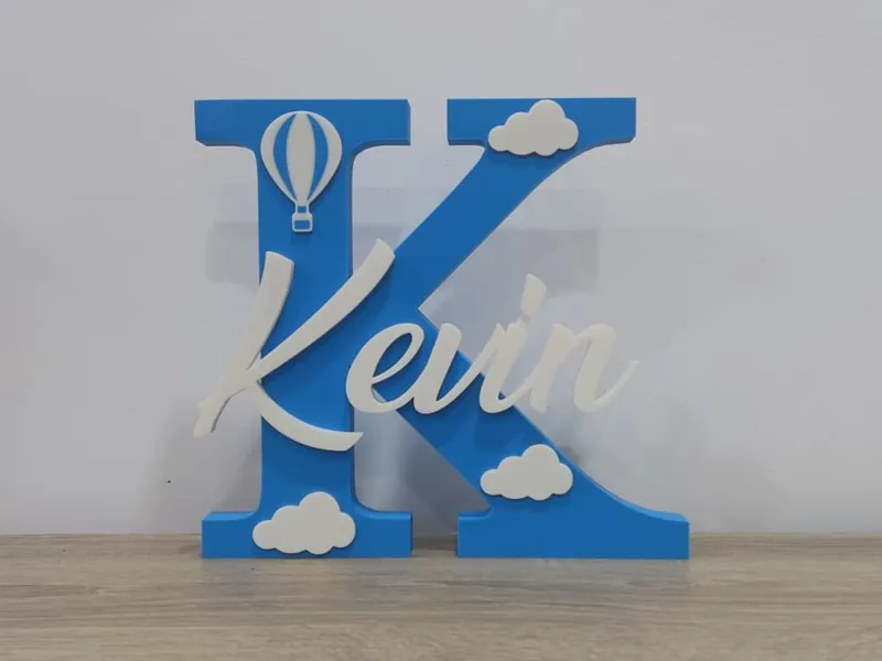 Letra Decorativa "Kevin" 