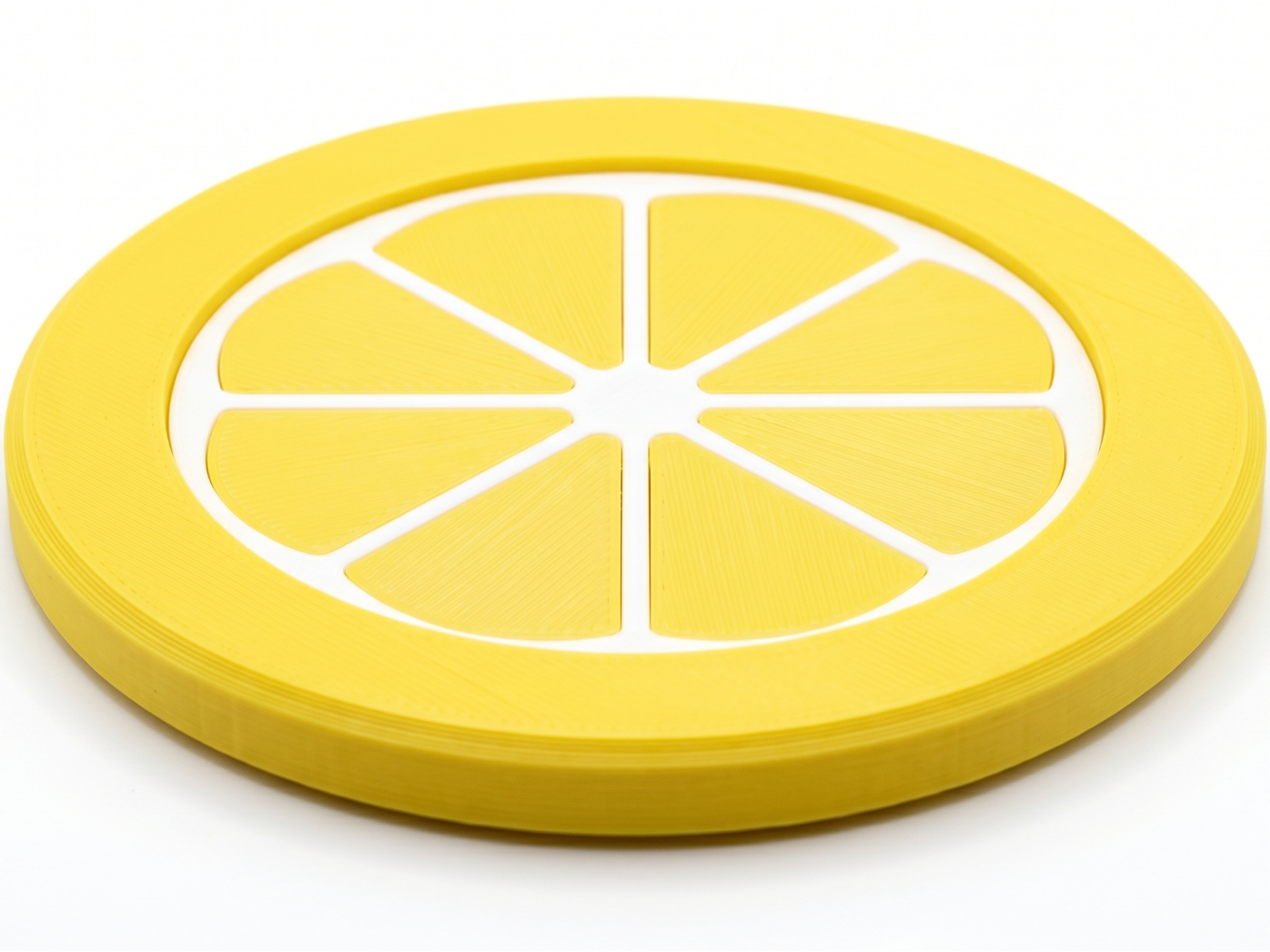 Dessous de Verre Citron - Design Épuré