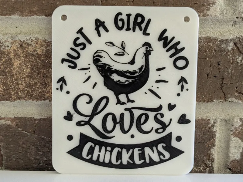 GIRL WHO LOVES CHICKENS