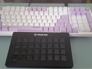 Stream Deck XL with keyboard platform