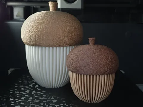 Acorn container decoration (tealight compatible) view 4