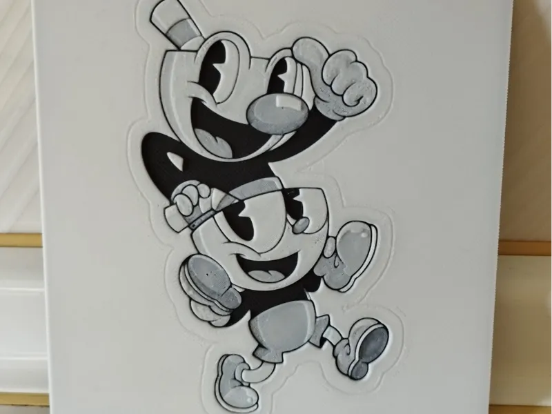 Cuphead and Mudman