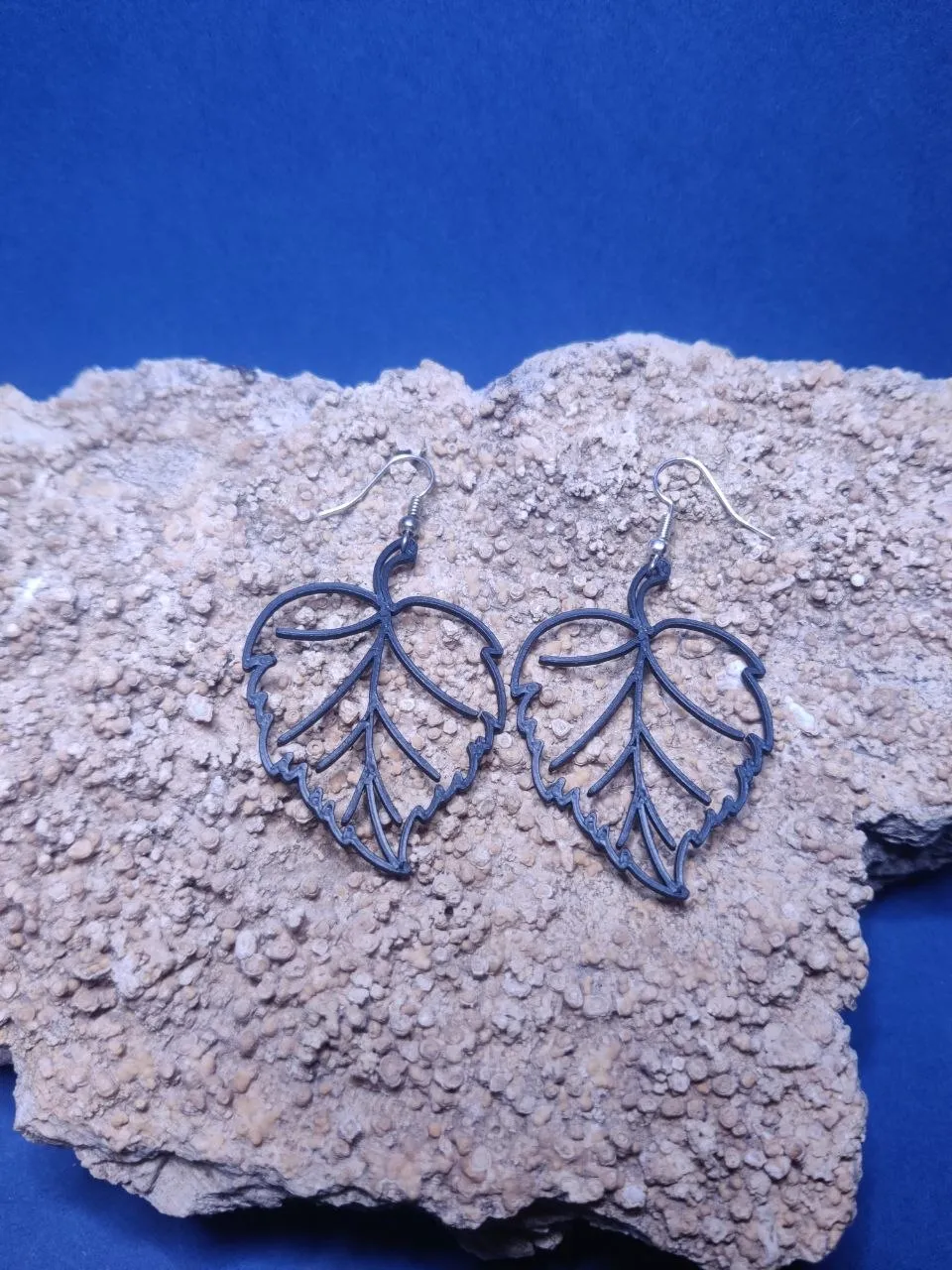 Leaf Filigree Earrings view 2