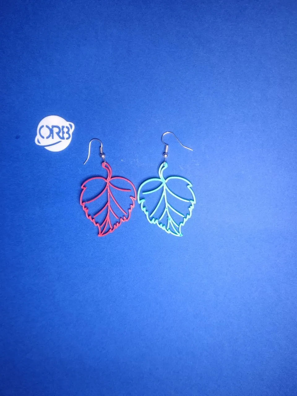Leaf Filigree Earrings view 3