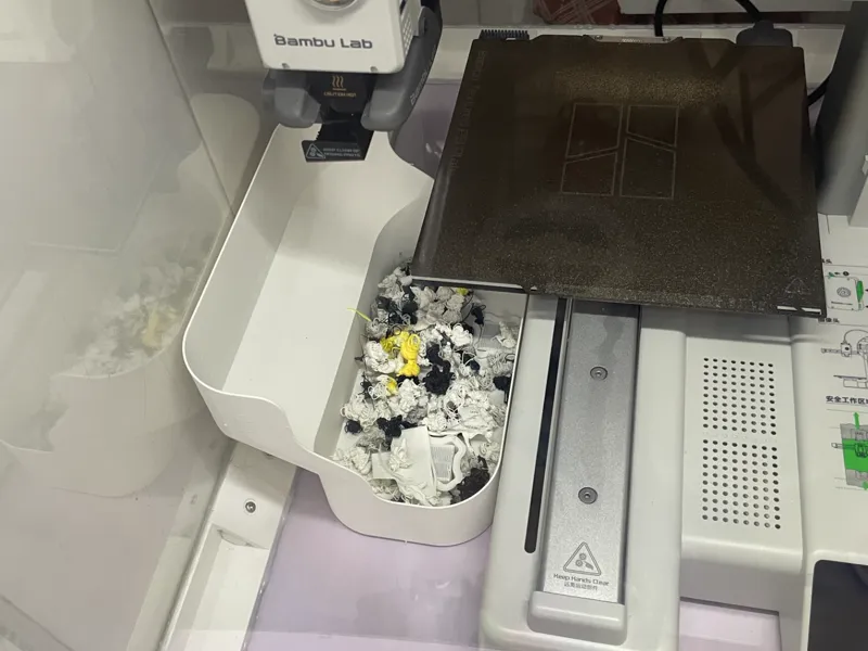 A1 MINI废料收集竹屎盒篮子