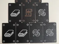 0.1mm layer, 2 walls, 15% infill