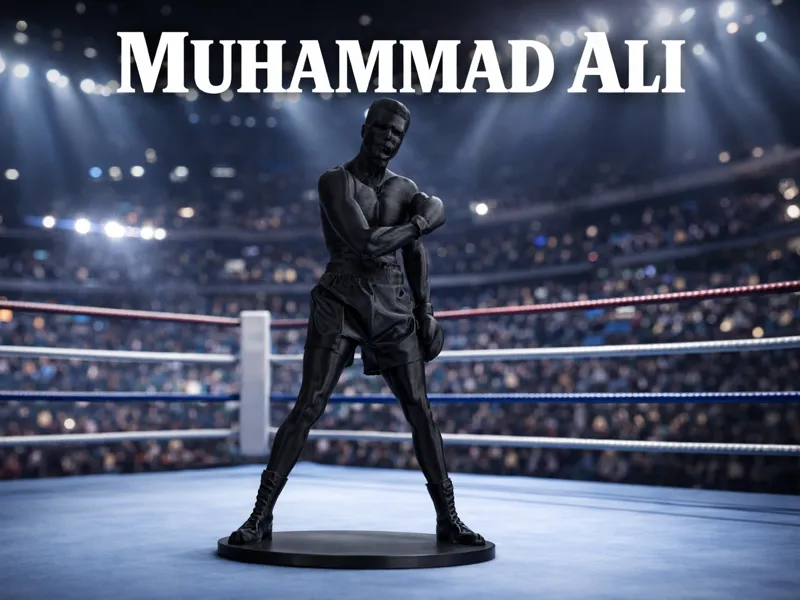 Muhammad Ali Miniature Statue