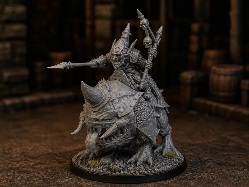 Moon Crazed Cave Warboss Goblin Warlord Pack