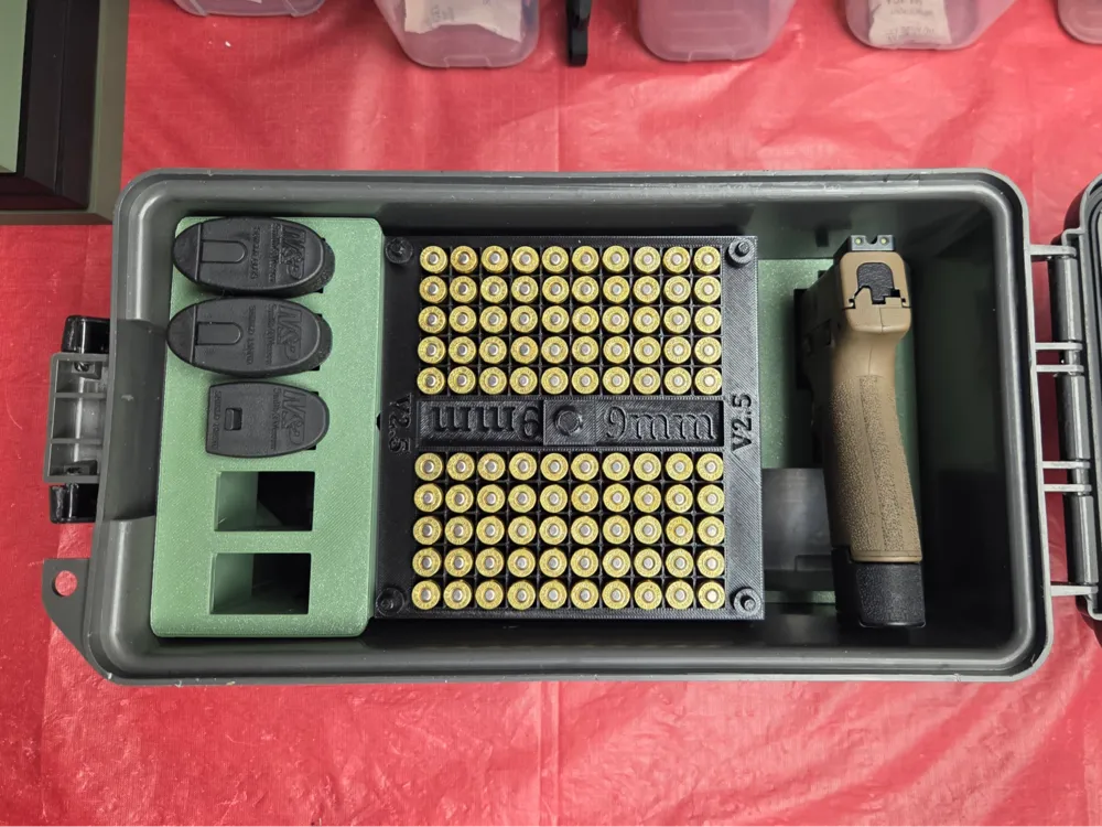 Caja o estuche: Range box inserts for S&W Shield Plus 9mm. Referencia del modelo original.