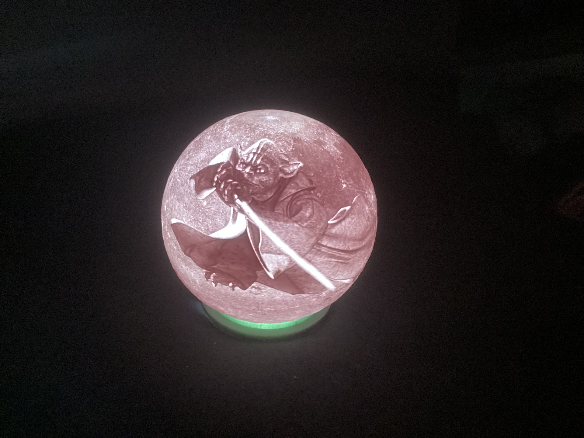 Yoda Star wars Moon Lamp Fantasy  LED Sphere
