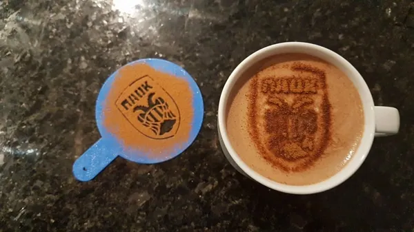 Pochoir a cafe PAOK