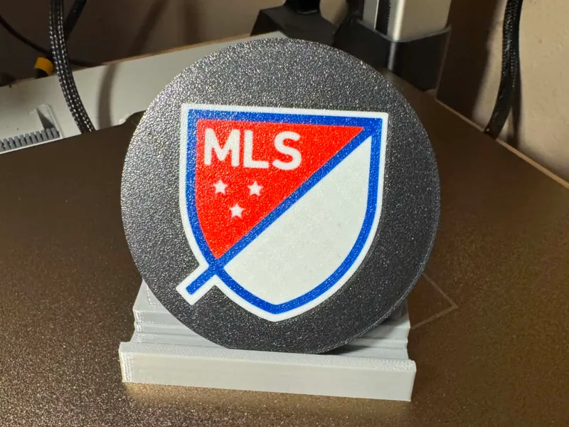 Major League Soccer Logo Drink Coaster - Fan Art