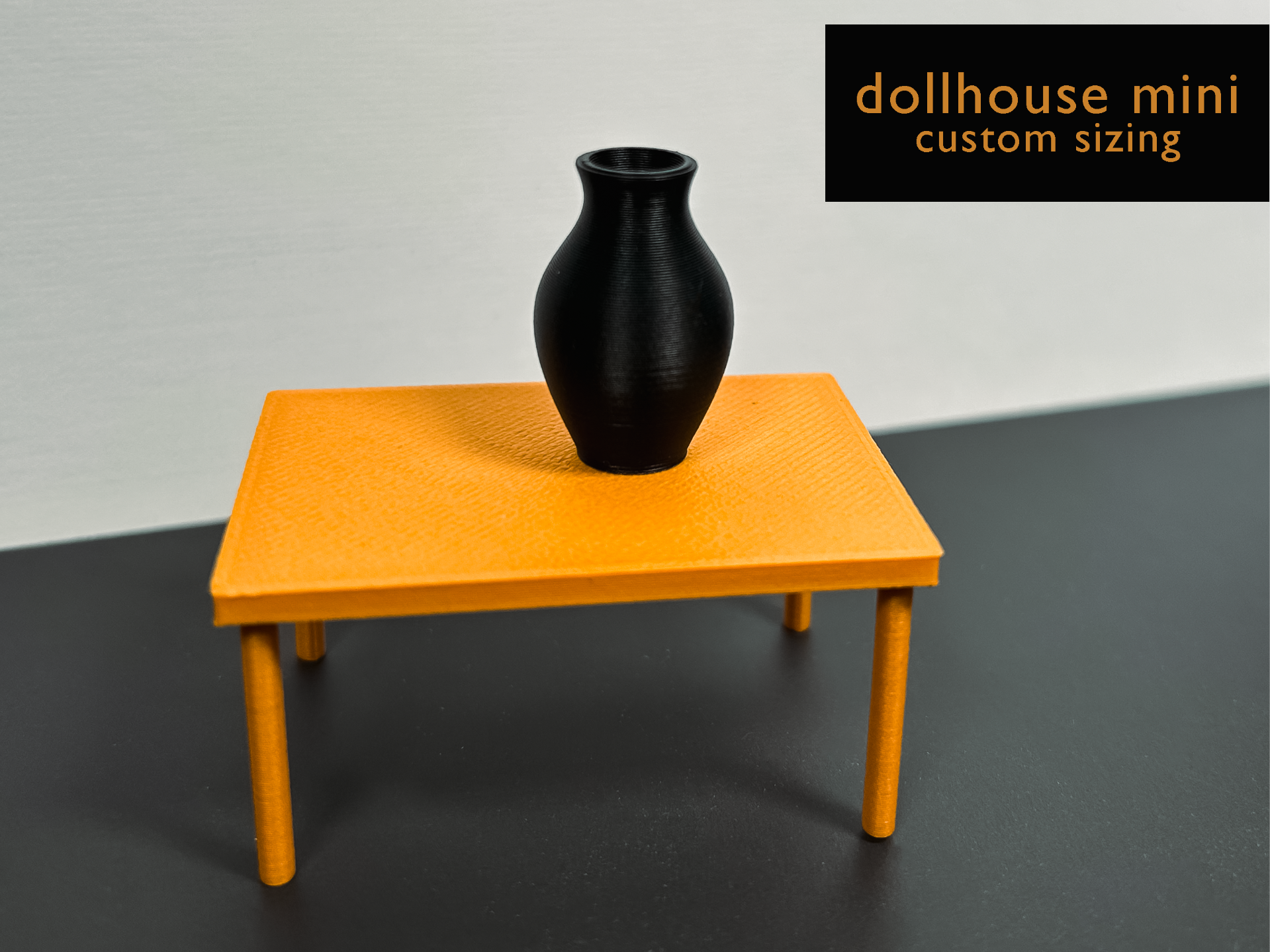 Customizable mini vase - Dollhouse decor