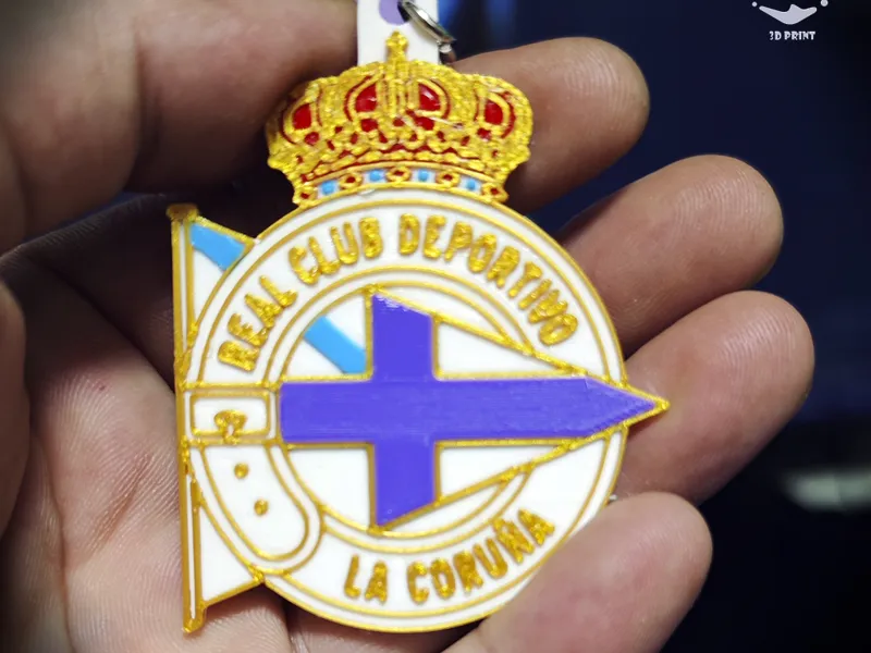 Deportivo La Coruña Keychain