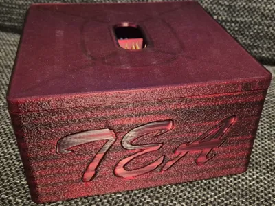 Parametric tea box with the lid