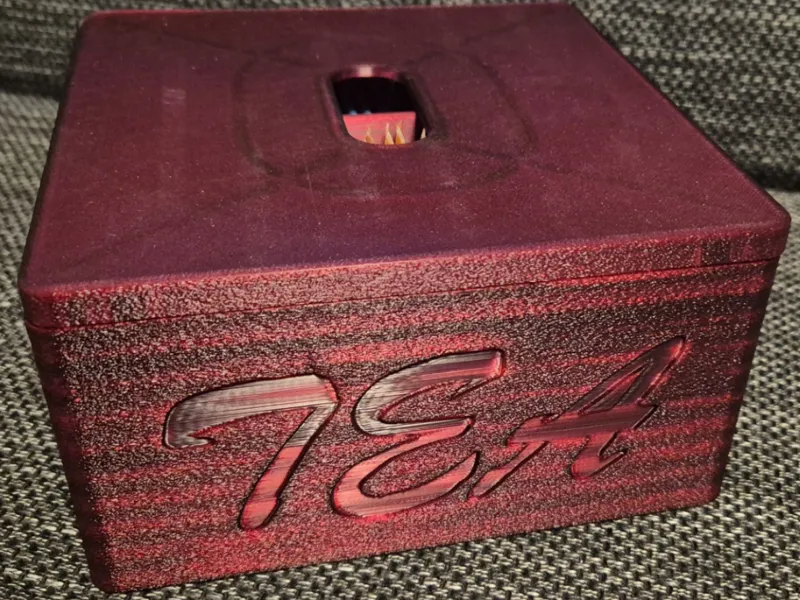 Parametric tea box with the lid