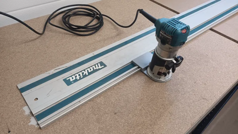 Adapterplatte für die Makita Führungsschiene 