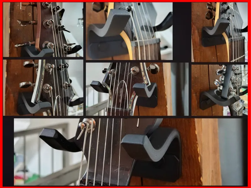 Organic shaped Guitar Wallmount