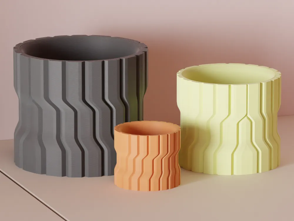 Brutalist Planter