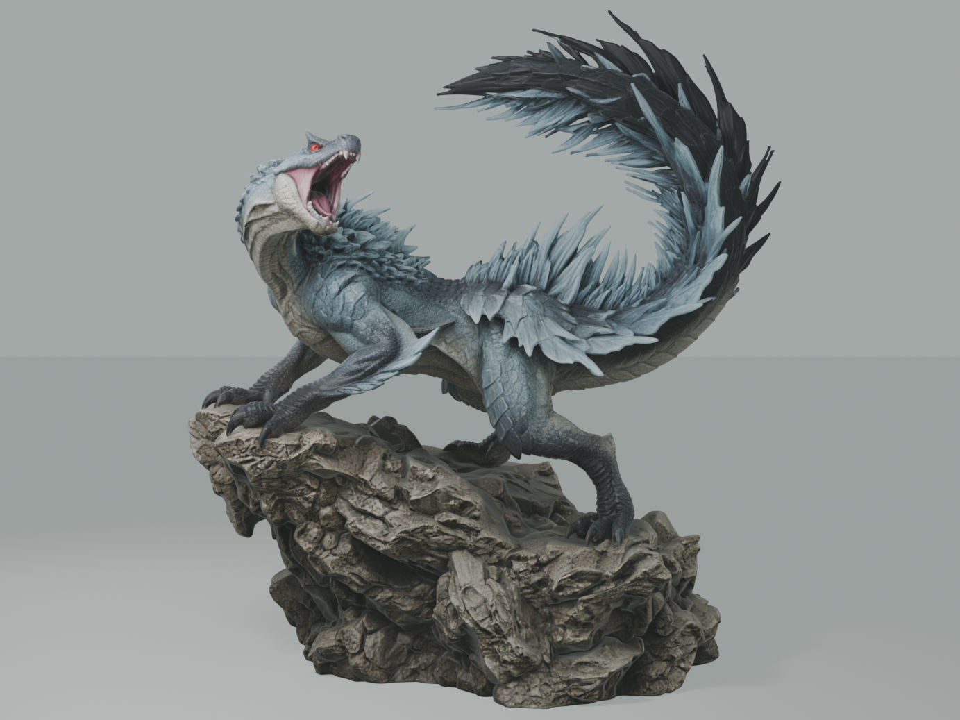 Tobi-Kadachi - Monster Hunter Diorama #040 3D model
