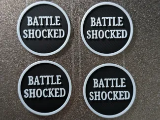 40k Battle Shocked Tokens