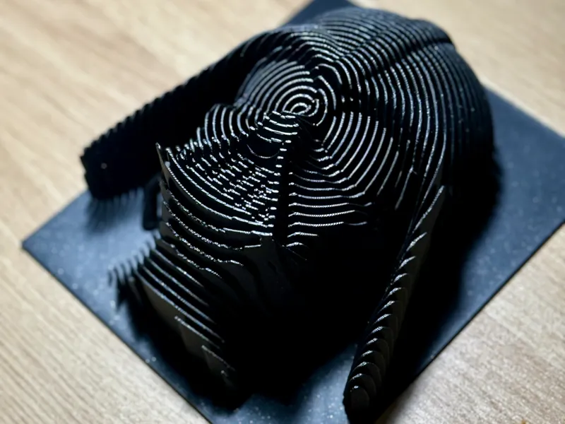Darth Vader Wall Art – Concentric Circle 3D Relief
