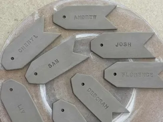 Name Tag Clay Cutter