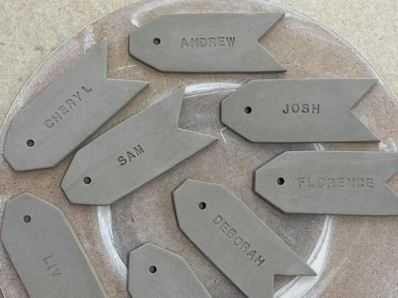 Name Tag Clay Cutter