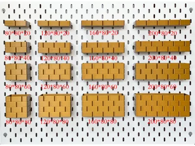 IKEA Skadis Pegboard Mario Brick Storage Box
