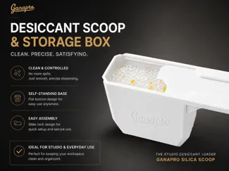The Studio Desiccant Loader - Ganapro Silica Scoop