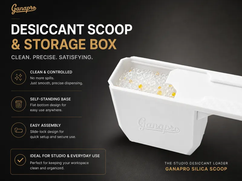 The Studio Desiccant Loader - Ganapro Silica Scoop