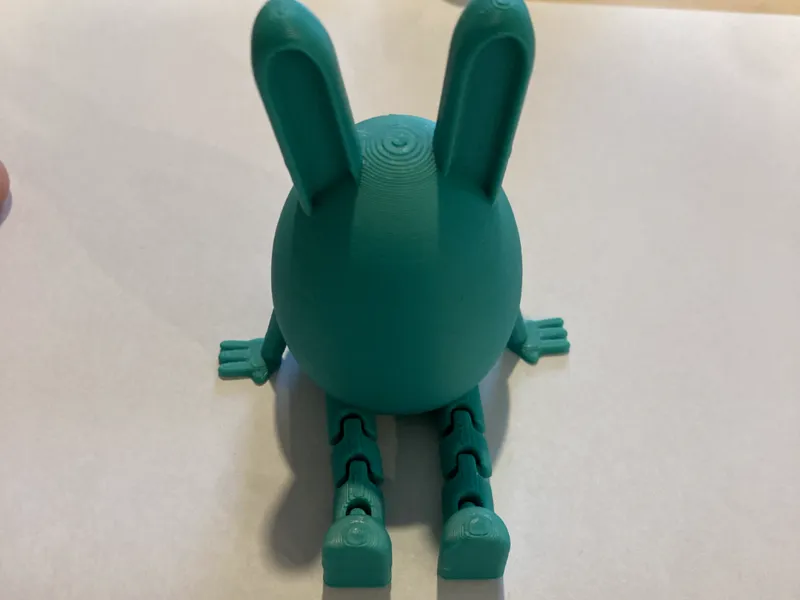 Oeuf articulé lapin