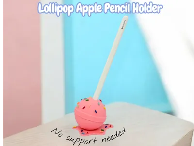 Melted Lollipop Apple Pencil Stand