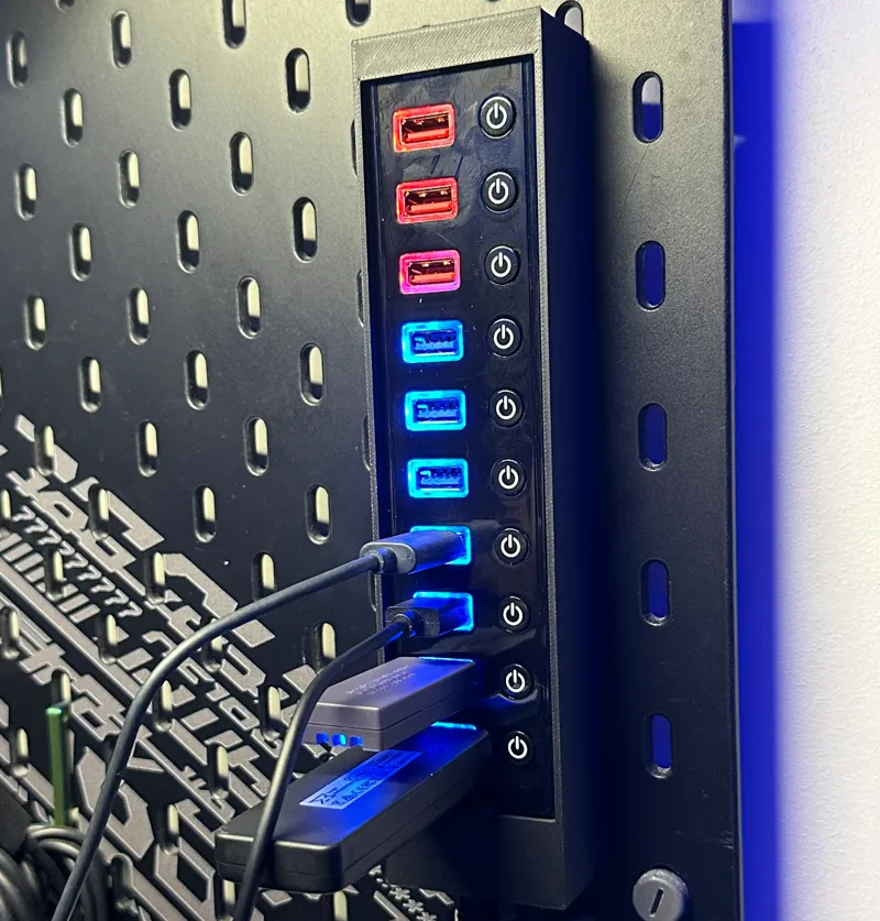 IKEA SKADIS USB Hub Holder