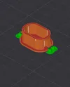 PLA - 0.2mm layer, 2 walls, 15% infill