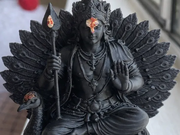 Statue de Murugan, dieu tamoul de la guerre