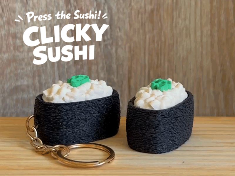 Clicky Sushi – Natto Gunkan Fidget Toy