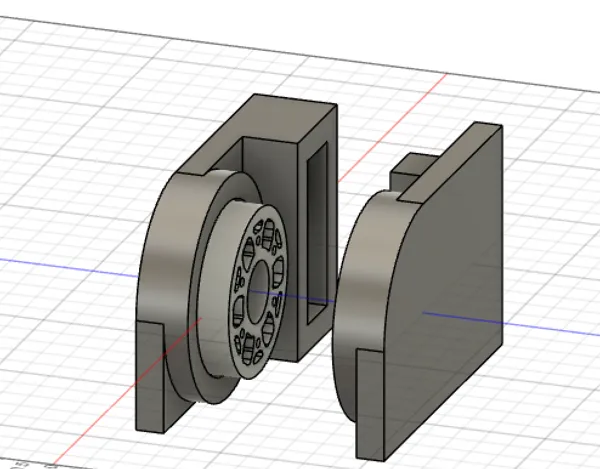 Gabarit de découpe pour roues souples VEX 3 pouces