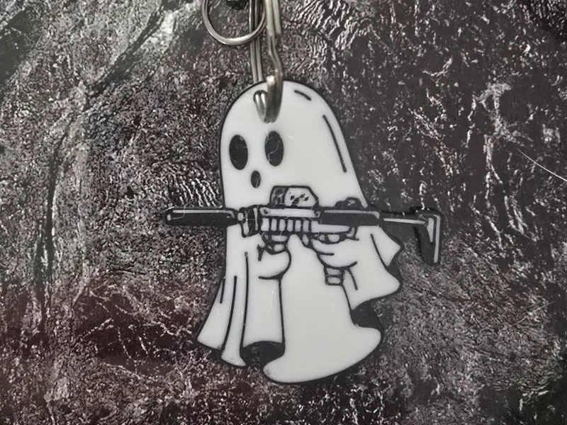 Boogaloo Ghost Keychain