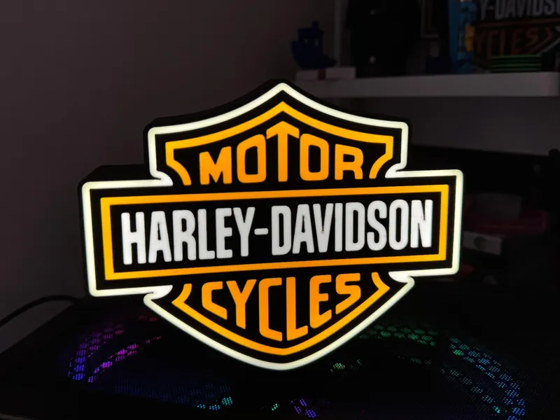 HARLEY DAVIDSON - Light box for A1 &  A1 Mini