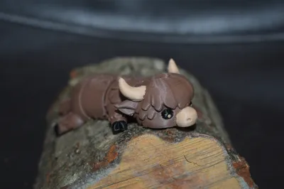 Highland Cow Articulated - Free 3D Print Model - MakerWorld
