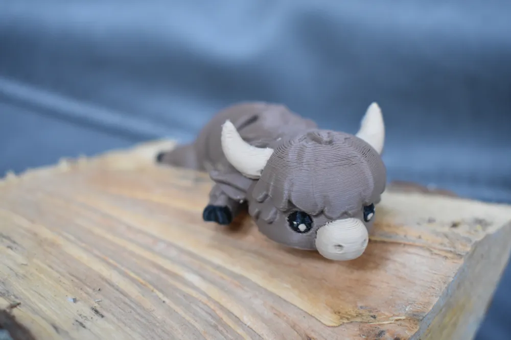 Highland Cow Articulated - Free 3D Print Model - MakerWorld