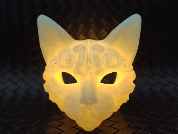 Photophore tête de chat