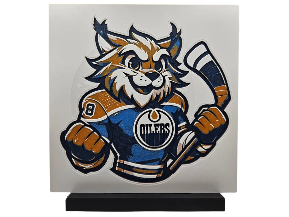 Hunter The Lynx (Edmonton Oilers Mascot)